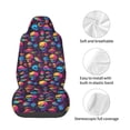thumbnail image 4 of Daiia colorful Skull Retro Printed Car Seat Cover - Waterproof & Sweatproof - Universal Fit, Machine Washable, Non-Slip - Seat Protector for Car, Truck, SUV, Van (1 Pack), 4 of 5