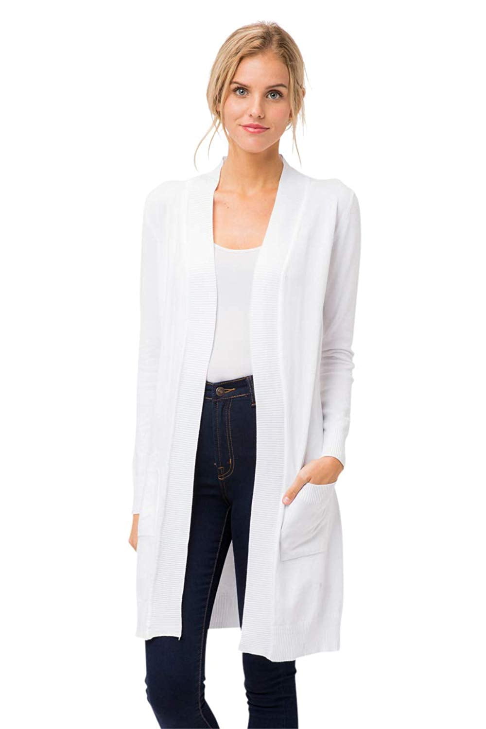 long open front duster