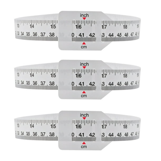 3pcs Baby Head Circumference Measuring Ruler PP Plastic Infant Head