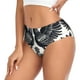 thumbnail image 2 of Fotbe Artistic Black White Peacocks Calzones Estampados para Mujer – Ropa Interior de Algodón, Cómoda, Suave y Elástica-X-Large, 2 of 6