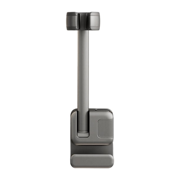 Soporte para secador de pelo Lazy, manos libres, multifunción, resistente, estante de almacenamiento para secador de pelo Gris