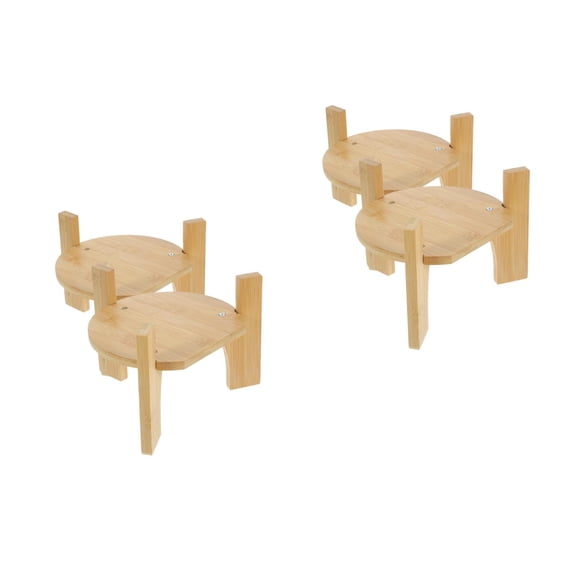 UPGRATOR Water Jug Stand Wooden Homeowners Home 4Set 6.88X6.88X5.50In