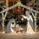 thumbnail image 1 of Lighted Outdoor Nativity Scene, Christmas Holy Family Yard Decoration, Nativity Sets For Christmas Outdoor, Easter Decorations Lighted, 1 of 3