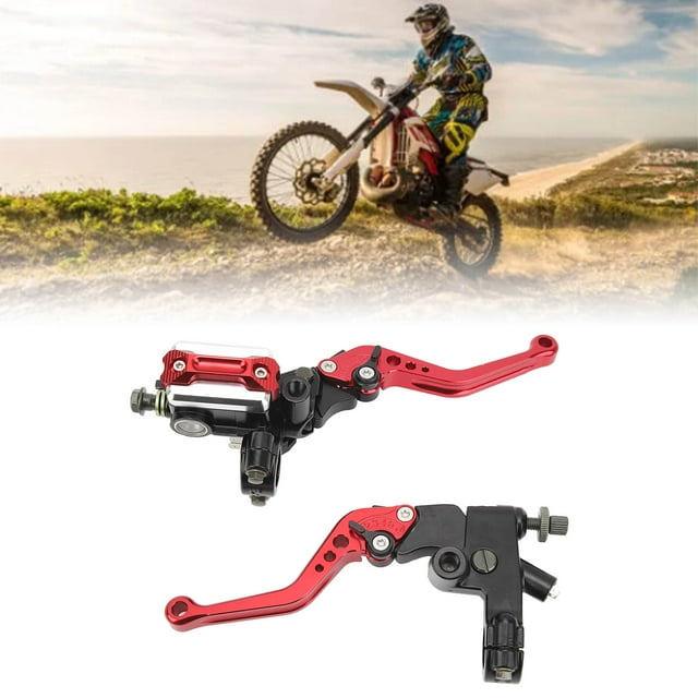 Universal Motorcycle Brake Master Cylinder Lever Kit Carbon Fiber Hand Guard for GSXR Motorbike