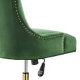 thumbnail image 5 of Modway Regent Tufted Performance Velvet Office Chair in Gold Emerald, 5 of 7