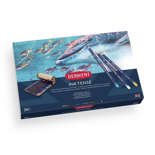 Set Lapices De Colores Inktense 24Pzs Derwent