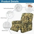 thumbnail image 5 of HELLHERO Plant Print Recliner Chair Covers Couch Covers for Reclining Couches Anti Slip Fitted Lazyboy Covers Slipcover with Side Pockets Single-Seater, 5 of 8