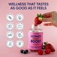 thumbnail image 5 of Moerie Hair Skin and Nails Gummies for Women & Men - Biotin for Hair Loss, Gummy Vitamins & Growth Dietary Supplements - Sugarbear for Thicker Hair - Allergen Free - 120 per serving - Balanced Diet, 5 of 7