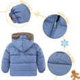 thumbnail image 4 of Aideaone Baby Toddler Winter Fleece Coat Boys Girls Cute Bear Ear Hooded Jackets with Pockets 6M-5T, 4 of 6