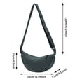 thumbnail image 3 of Crossbody Bags for Women,Crescent Sling Bag Lightweight,Adjustable Strap Water-Resistant,for Daily Use Travel Shopping, 3 of 4