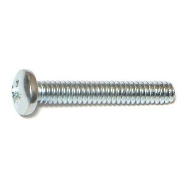 #10-24 x 1-1/4" Zinc Phillips Pan Head Machine Screws MSCPS-181 (80 pcs.)