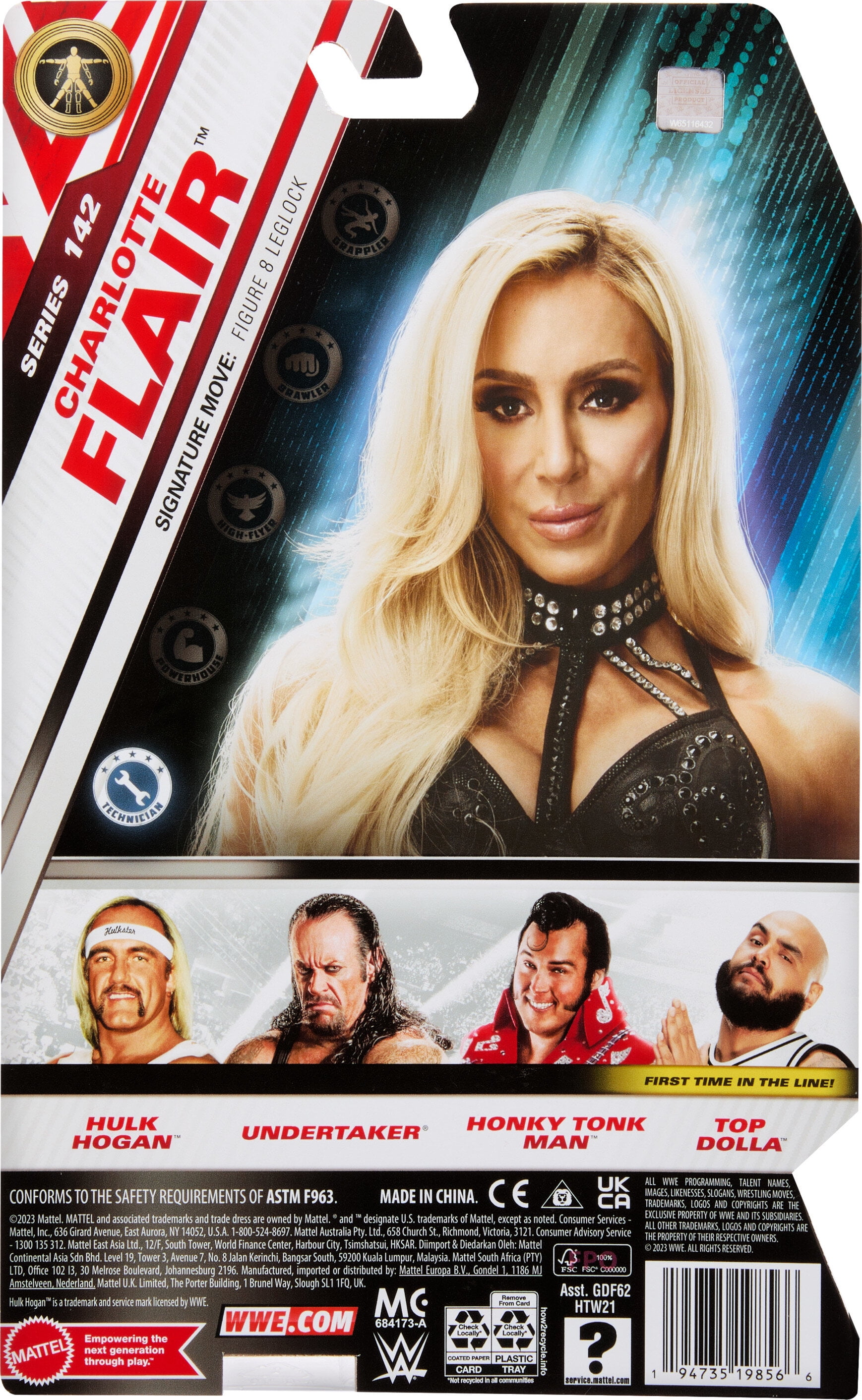 WWE Charlotte Flair Action Figure, 6-inch Collectible Superstar with Articulation & Life-Like Look