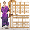 thumbnail image 3 of Miss Lavish London Women’s Paisley Floral Print Polyester Kaftan Dress with V Neck & Pockets (S–3XL), 3 of 6
