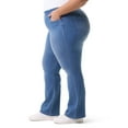 thumbnail image 3 of Gloria Vanderbilt Swan Series Women's Plus Pull On Bootcut Jeans, Sizes 16W-24W, 3 of 5