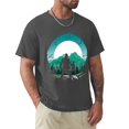 thumbnail image 1 of Camiseta de Kratos e Hijo para hombre camisa con cuello redondo gráfico de gato informal con estilo Verano, 1 of 7