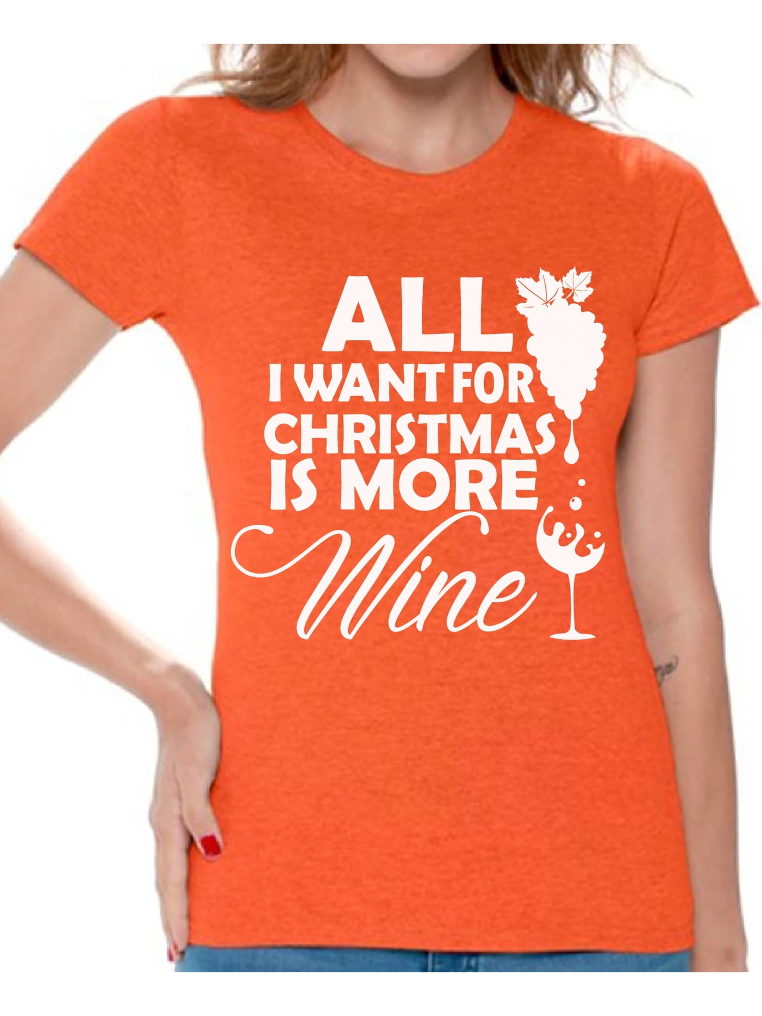 Awkward Styles All I Want for Christmas Is More Wine Shirt Christmas T