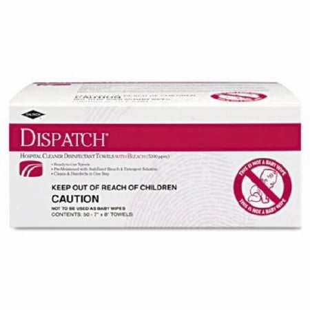 - Healthlink Dispatch Surface Disinfectant Cleaner - 69101BX - 50 Each / Box