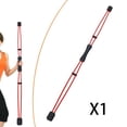 thumbnail image 4 of Almencla Fitness Bar Home Gym Exercise Bar Comfortable Grip Non Slip Handle Ergonomic Red, 4 of 5
