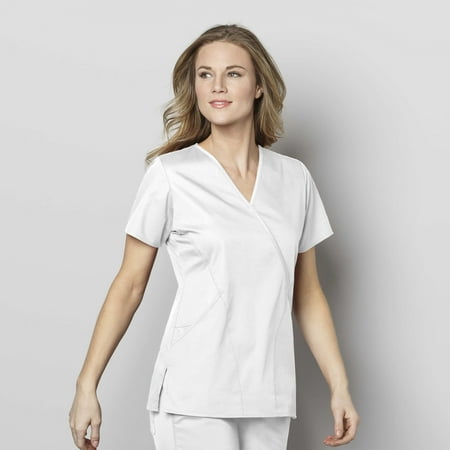 WonderWink WonderWORK 102-Women's Mock Wrap Scrub Top