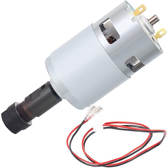 Motor de husillo DENGXMXG 775 con pinza Er11 24v 20000 R/min CNC Serie 3018 Carvi