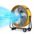 thumbnail image 1 of Ventilador Industrial de Tambor 24 Pulgadas Sky Care Amarillo con 3 Velocidades y Flujo de Aire Potente, 1 of 8