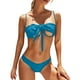 thumbnail image 2 of WILLBEST Trajes de Baño Mujer Bikini Con Tirantes de Color Liso Para Mujer, E y Cómodo, 2 of 5