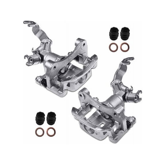Brake Caliper Set 2 - Compatible with 2002 - 2004 INFINITI I35 Base 3.5L V6 - Autopart Premium