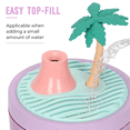 thumbnail image 3 of Cute Mini Humidifier Coconut Tree Desktop Humidifiers for Bedroom Portable Small Cool Mist Humidification for Home, 3 of 7