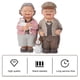 thumbnail image 2 of 1 Set Loving Elderly Couple Resin Statue Married Couple Resin Figurine Decor, 2 of 4