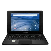 CHIBBS 10.1 Inch IPS Screen Kids Laptop Computer, Linux-Android 12.0 OS, 2gb Rom+64gb Rom, Wi-Fi- Black