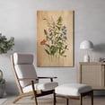 thumbnail image 2 of PixonSign Canvas Print Wall Art Retro Antique Wildflower Still Life Nature Wilderness Illustrations Modern Art Botanical Floral Farmhouse/Country Relax/Calm/Cozy - 12"x18", 2 of 5