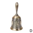 thumbnail image 1 of 1pcs Cloche à Main en Métal bronze V9B9, 1 of 6