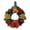A, variant on Artificial Christmas Door Wreath, 12 Inch Pine Leaf Holiday Wreath Decorated with Christmas Balls, Bows and Berry Clusters, Indoor & Outdoor Front Door Christmas Decoration, 1 Pc