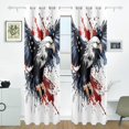 thumbnail image 2 of Eagle Blood Black Out Curtains 84 Inch Length for Bedroom Living Room Windows 2 Panels Set, 2 of 6