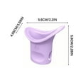 thumbnail image 2 of Inerposs Portable Eyewash Cup Kit – Manual Air Pressure Eyewash Rinse Cup for Clean Eyes, Relieves Irritation, Removes Cosmetics & Dust, Soft Silicone, Leak-Proof Design, 2 of 6