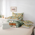 thumbnail image 6 of Catabedysis Watercolor Camping 7 Pieces Full Size Bedding Sets,Cartoon Cute Bear Print Full Size Bed in a Bag For Boys,Multicolor,Light Gray Reversible, 6 of 7