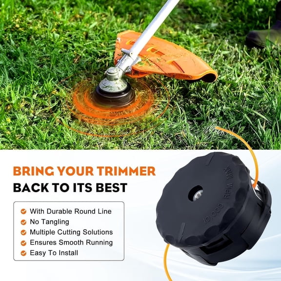 Speed Feed 400 Trimmer Head for Echo SRM225 GT225 PAS225 SRM210 SRM2100 SRM230 SRM250 PAS210 PAS230 PAS260 String Trimmer Replace 99944200907 Universal Trimmer Head$$Tools