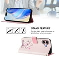 thumbnail image 3 of TECH CIRCLE for iPhone 16 Plus Case 6.7-Inch (2024 Release), Cute Cartoon Flip Wallet Phone Case with Lanyard, Built-in Card Slots & Stand Function, Portable Lightweight Slim Folio Cover, Pink Cat, 3 of 3