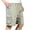 Khaki, variant on Ynynloco Men's Cotton Full Elastic Waist Cargo Shorts Loose Fit Drawstring Short