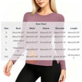 thumbnail image 5 of fatyb Women's Long Sleeve Thermal Shirts Fleece Lined Base Layer Tops Fall Winter Thick Warm Undershirts, 5 of 5
