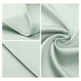 thumbnail image 4 of Unique Bargains Satin Pillow Cases Set of 2 Cooling Pillow Covers Queen Light Green, 4 of 8