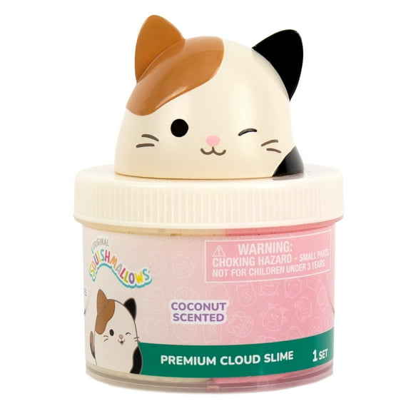 Original Squishmallows™ Cam The Cat Premium Cloud Slime, Coconut-Scented