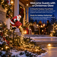 thumbnail image 4 of Santa’s Magic Pour– Flowing LED Christmas Garden Light, Solar Stake, Waterproof Outdoor Yard Pathways Light, Warm Glowing Festive Decor For Porch And Holiday Home Decor, 4 of 9