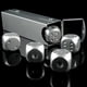 thumbnail image 2 of 5pcs Aluminum Alloy Dices Set Metal Whisky Dice Stones Ice Cubes Bucket Reusable Keep Wine Chilling Dices Poker Party Dice Set, 2 of 5