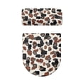 thumbnail image 2 of HELLHERO Brown Leopard Print Toilet Seat Lid Cover Set Non-Slip for Bathroom Supplies Washable Toilet Seat Cover Set, 2 of 8