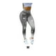 thumbnail image 4 of Qarigey Leggings deportivos, pantalones de Yoga, atuendo de gimnasio, gran resistencia, ropa para trotar, entrenamiento, ropa de Fitness Prendas para la parte inferior del cuerpo Gris METRO, 4 of 6