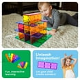 thumbnail image 5 of PicassoTiles 28PC Magnetic Tiles Set for Kids, Large STEM Construction Building Blocks, Educational Creative Learning Toy for Boys & Girls, 5 of 8
