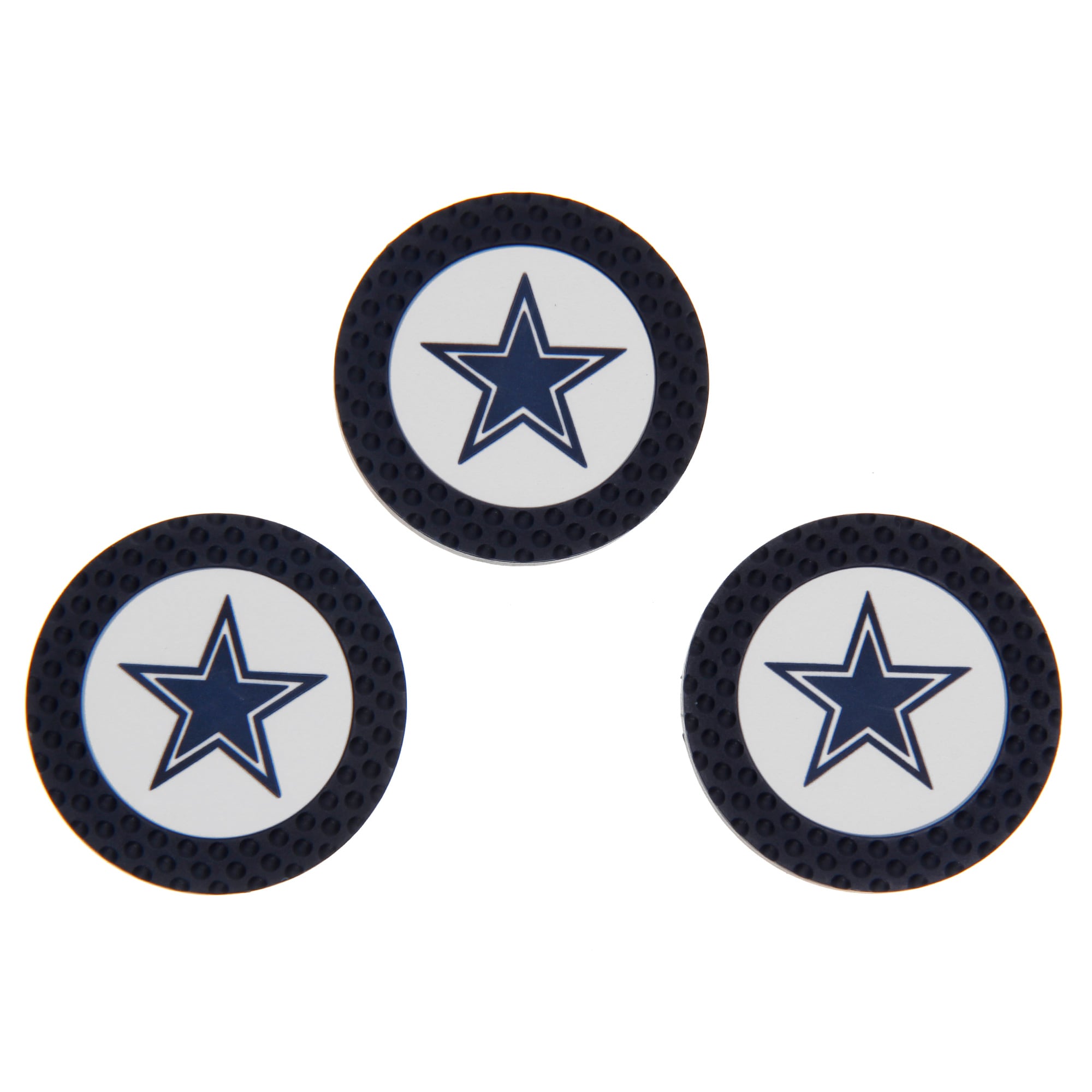 Dallas Cowboys 3-Pack Poker Chip Golf Ball Markers - image 2 of 2
