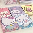 thumbnail image 2 of Pegatinas adhesivas de dibujos animados de Anime Sanrio, calcomanías de Kuromi, papel decorativo de Hello Kitty, Cinnamoroll, regalos para estudiantes, 2 of 4