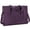 Dark Purple, variant on RAINSMORE Women's PU Leather Laptop Tote Bag 15.6 inch Waterproof Work Tote Bag Large Capacity Handbag for Business Office Travel, Black